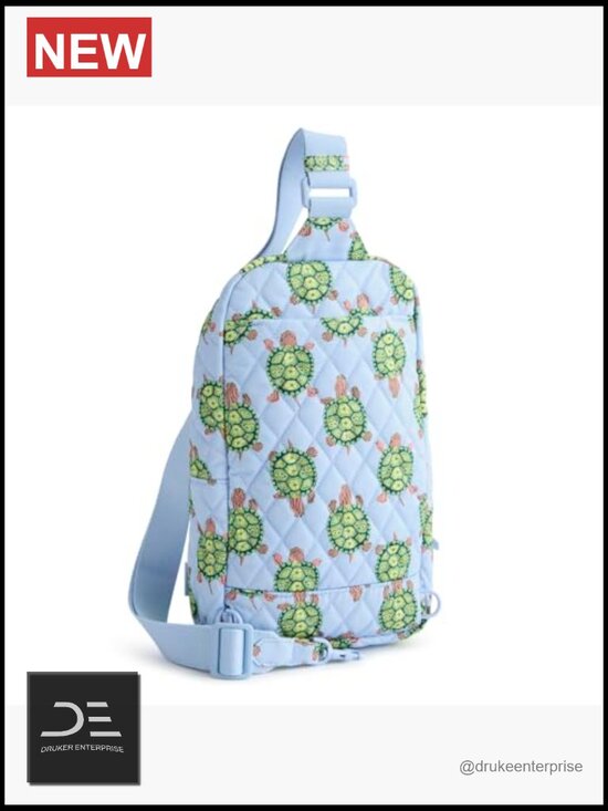 Premium Cotton Sling Backpack with Zip Compartments main image 4